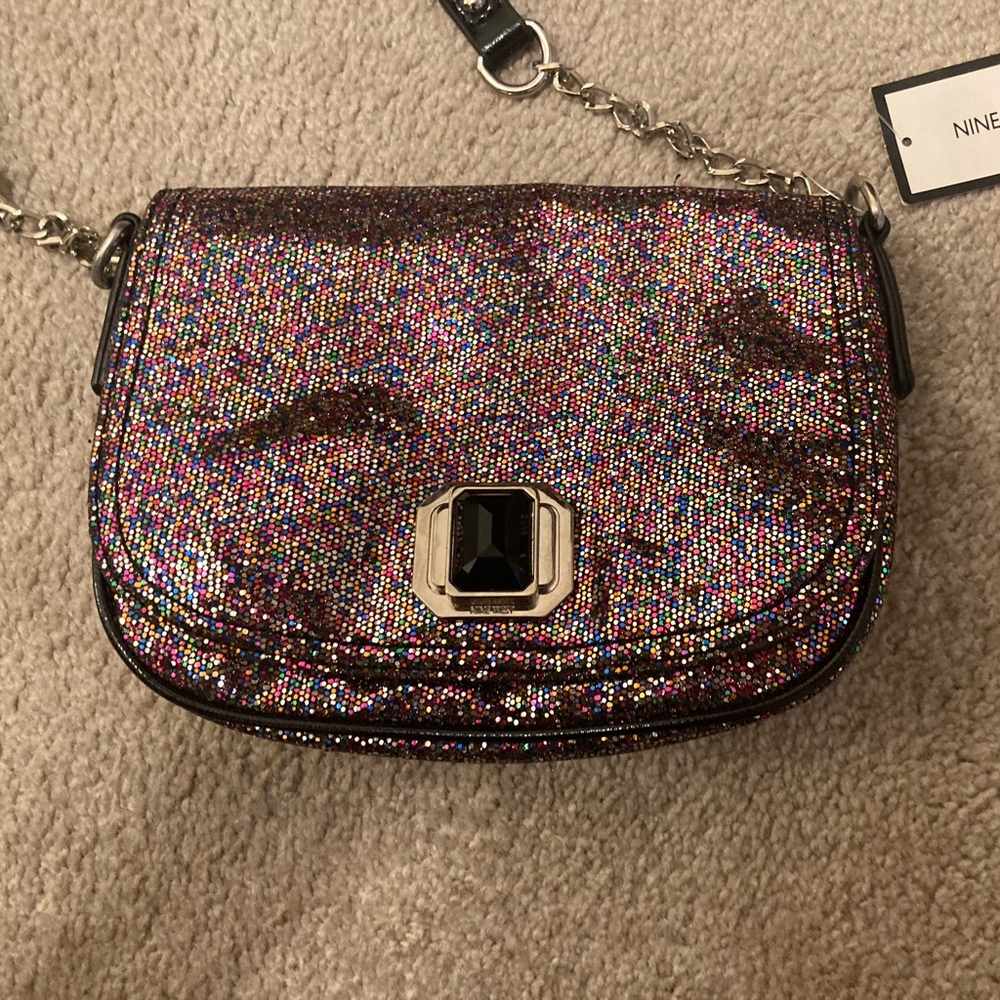 Formal Multi-Colored Glitter Evening/Dress Bag